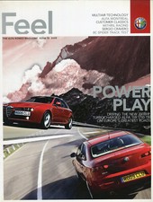 Alfa Romeo FEEL Magazine Issue 10 2009 159 1750 TBi 8C Spider Montreal