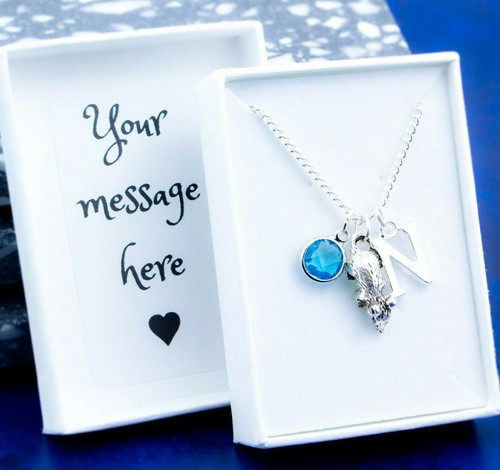 Rat necklace personalised - rat,