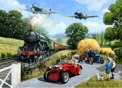Car 4472 flying scotsman - mg, ta