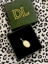 9ct Gold and Opal Drop Pendant Vintage