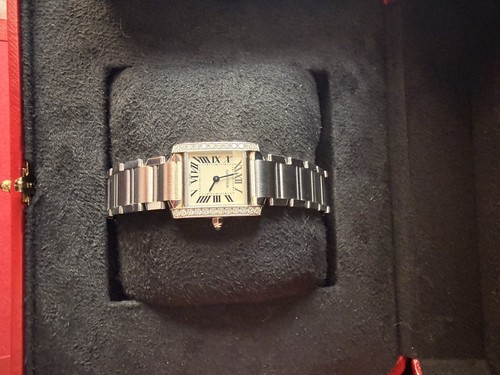 Cartier tank francaise diamond - tank,