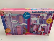 1999 Barbie Talking Townhouse Playset with Voice Features - Vintage