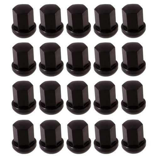 Wheel nut black - nut,, set