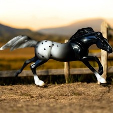 Breyer Stablemates  Black Blanket Appaloosa G3 | 1:32 Model Horses | #5397