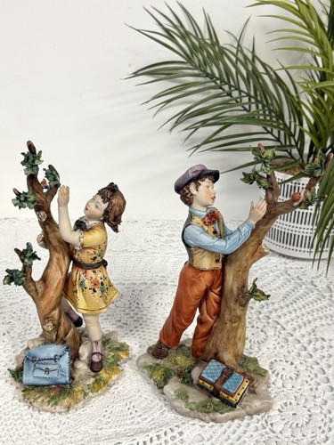 Vintage pair capodimonte - vintage,