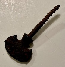 One Vintage Cast Iron Ornate