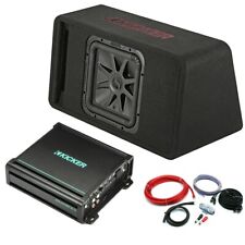 Kicker L7R 12" Ported Loaded Enclosure & Amplifier Package 600W RMS