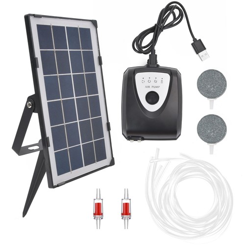 Solar oxygenator garden - solar, pond