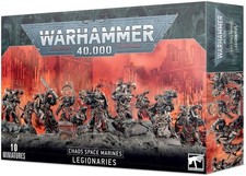 Warhammer 40,000 43-06 Chaos Space Marines Legionaries 10 Miniatures New Boxed