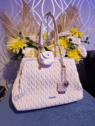 River island cream quilted - river,