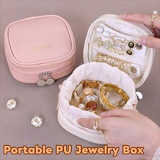 PU Jewelry Box Travel Earrings