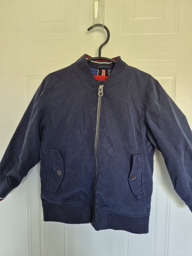 Peachskin navy boys bomber