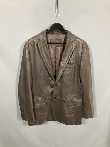 Massimo dutti leather jacket - leather,