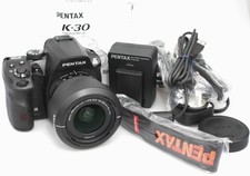 Pentax K30 APS-C DSLR Camera + 18-55mm f/3.5-5.6 AL Zoom Lens