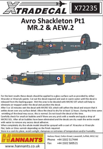 Xtradecal 72235 avro - xtradecal,