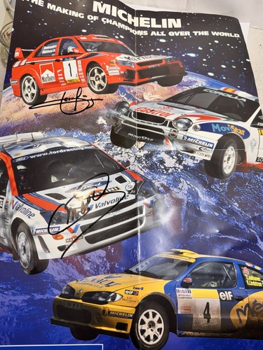 Signed michelin wrc rally - signed,