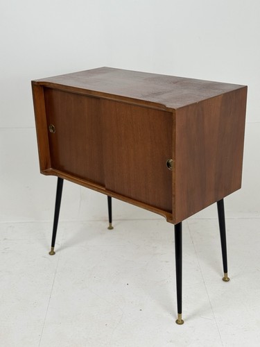 Mid century teak cabinet - mid-century,