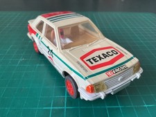Scalextric C441 Ford Escort XR3i White Texaco #24 Lights New rear tyres Used