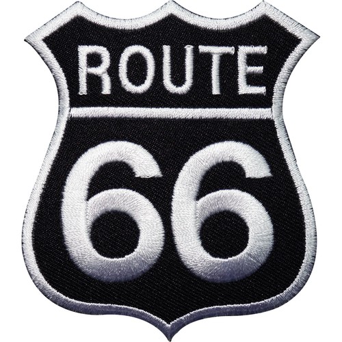 Route sign embroidered - embroidered, iron