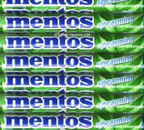 Mentos spearmint chewy - x,