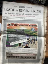 The Times Trade & Engineering Newspaper Industrial Progress January 1939