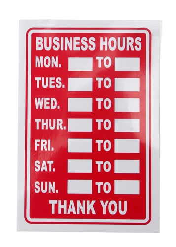 Swift red business hours - red, shop