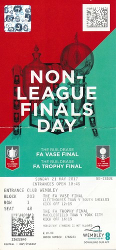 Ticket trophy vase final - trophy, &