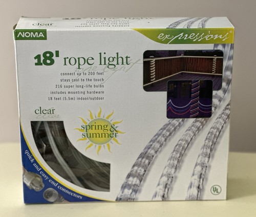 Noma clear rope light - clear,