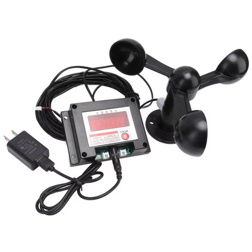 Tower crane wind speed - meter, 3