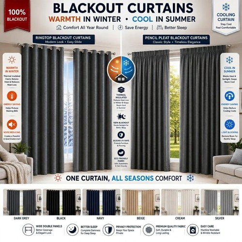Blackout curtains heat - blackout,