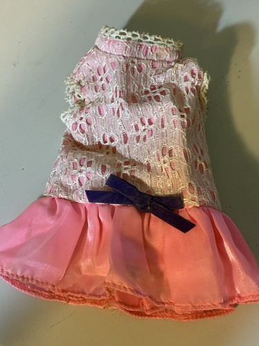 Pink lace dress vintage - lace,