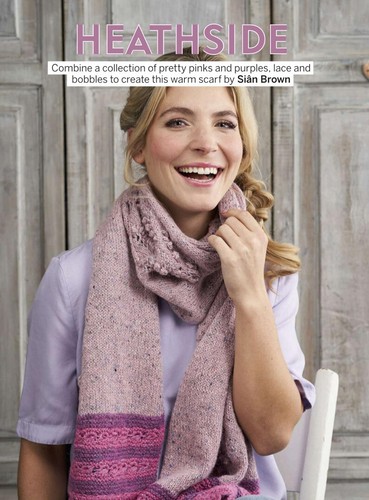 Bobble spray scarf knitting - scarf,