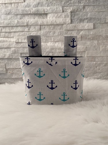Handlebar bag anchor - handlebar, white