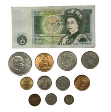 British pre decimal coin set - coin,