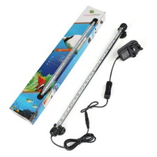 White&Blue Aquarium Fish Tank Submersible 5050 LED Light Strip Bar Lamp UK Plug