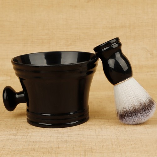 Beard shaving brush - brush, wooden