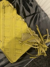 🟩 Lime Green Faux Leather