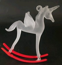 Vintage Hand Blown Frosted