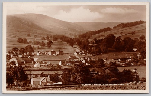Moniaive from dunreggan brae - dunreggan,