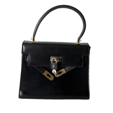 Authentic BALLY Hand bag Black