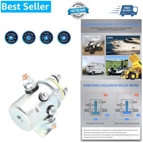 12v 200a winch relay - 200a, solenoid