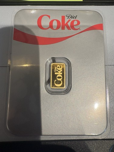 Pamp diet coke gold bar - pamp,