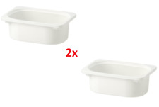 2x New IKEA TROFAST Storage Box Unit Strong Stackable Plastic boxes 20x30x10cm