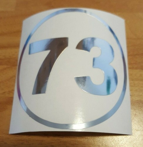 Racing numbers chrome - racing,