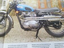 TRIUMPH TROPHY TR6C MOTORCYCLE MAGAZINE ARTICLE.