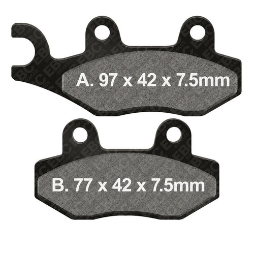 Sinter brake pads ebc - mx-s,