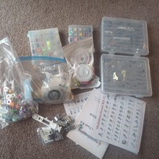Massive Amount Of Plastic Bobbins With Cases Pins & Sewing Machine Feet 60+ BULK