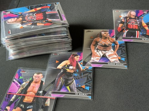 2021 wwe topps finest base - topps, [base