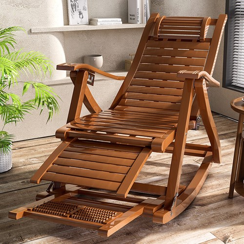 Bamboo rocking chair - rocking, armchair