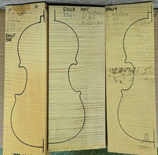 #RH09 Maple violin viola back